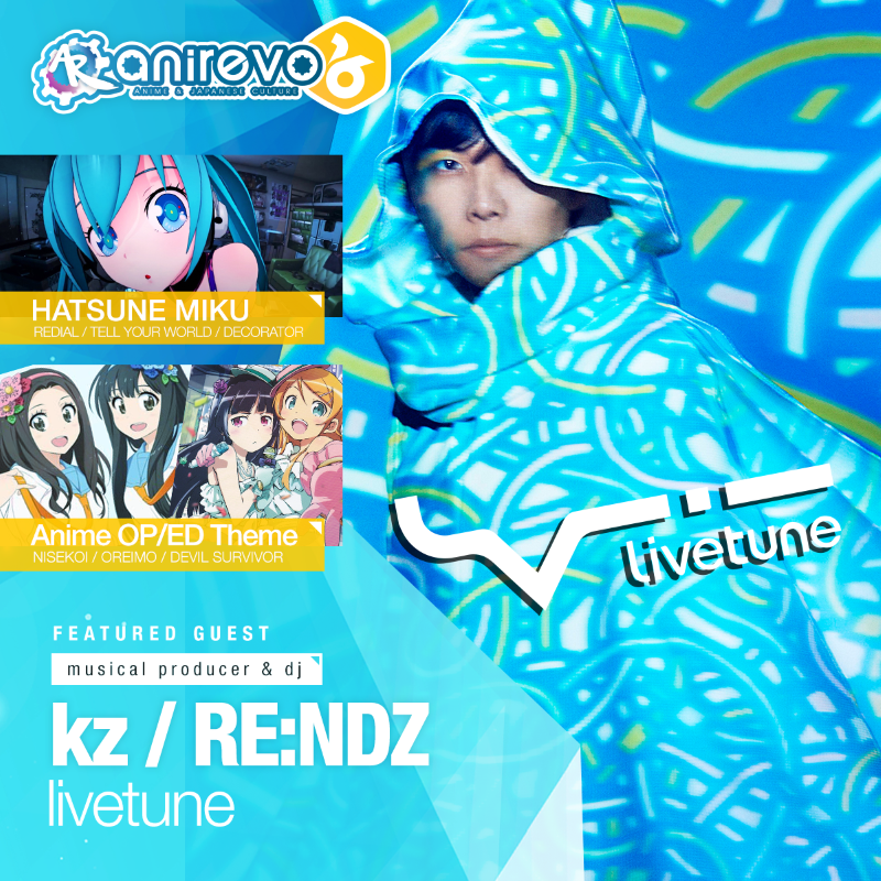 Featured image for “kz (aka RE:NDZ) from LIVETUNE! Coming to Anirevo 2016”